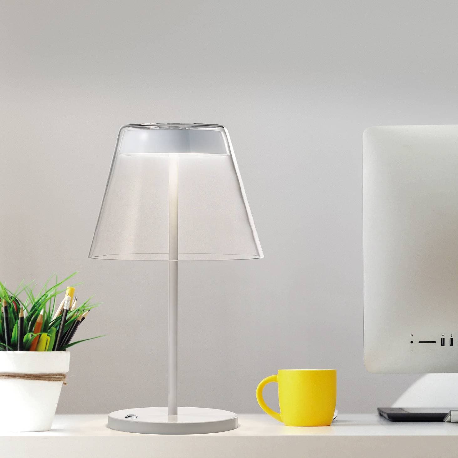 Портативный настольный светильник De Majo Diaphanès L De Majo