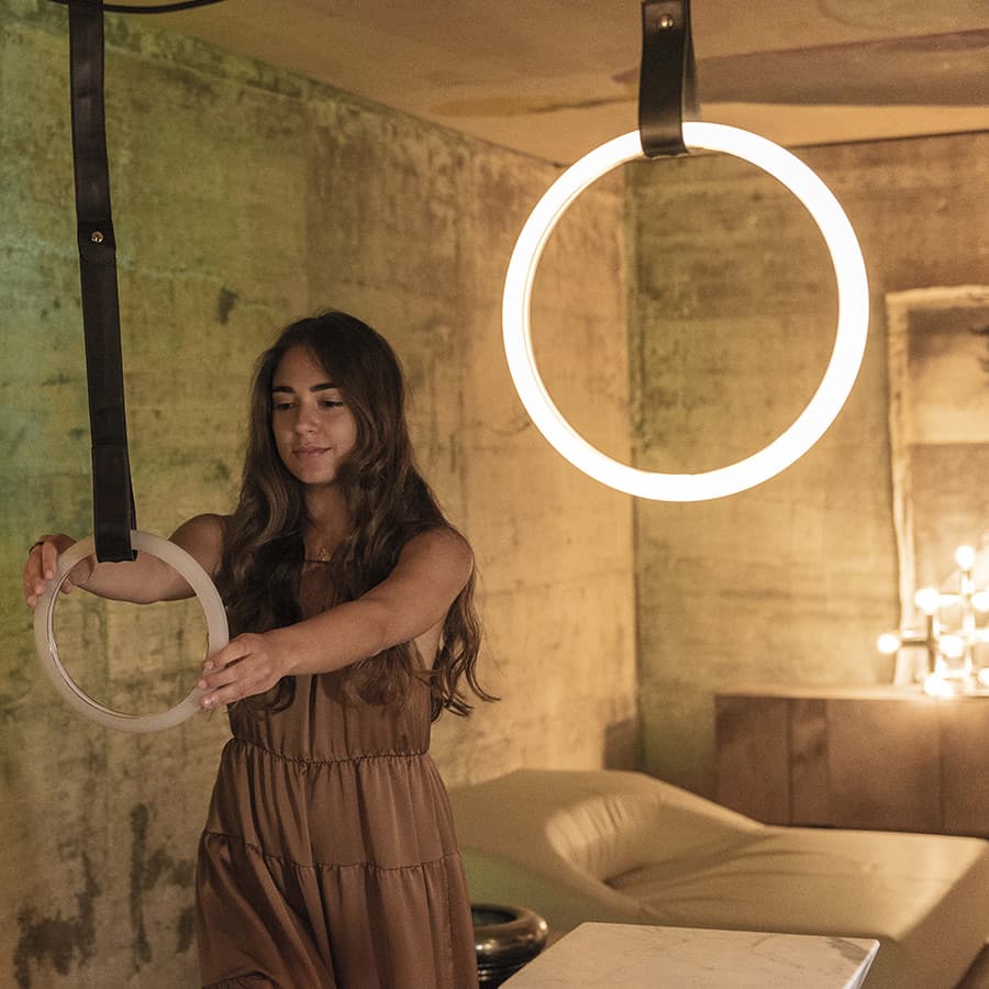 Подвесной светильник Marchetti Illuminazione ULAOP LEATHER S Marchetti Illuminazione