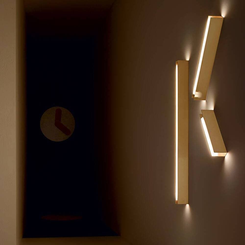 Настенный/потолочный светильник Vesoi U brass Vesoi