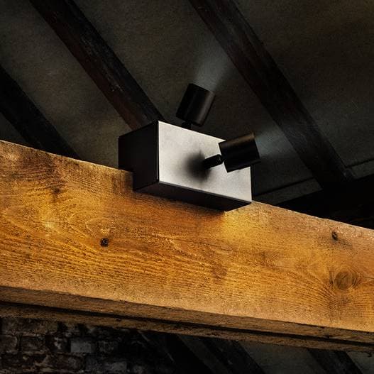 Потолочный угловой светильник DARK TORNER GU10 DUO Dark