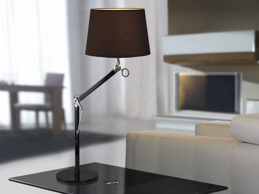 Настольная лампа Schuller ATLAS ЧЁРНАЯ
