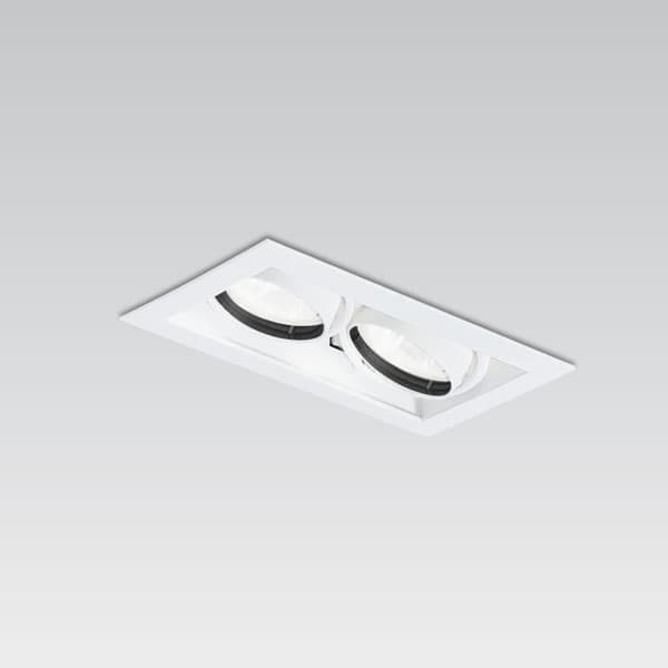 Встраиваемый в потолок светильник Xal Mito Frame 100 2 lamps Xal