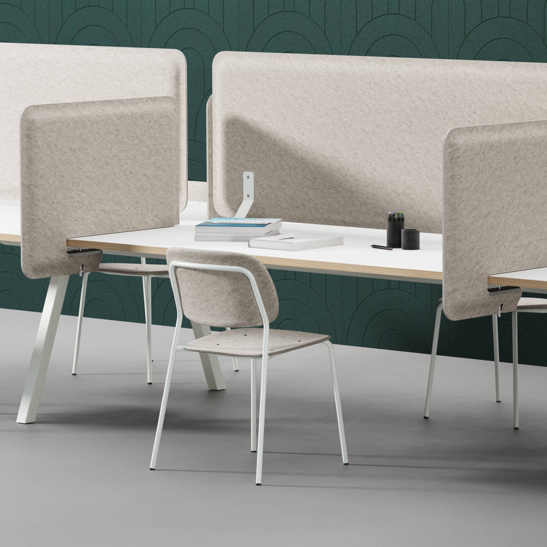 Подвесной/настольный светильник De Vorm AK 3+4 PET Felt Workplace Dividers De Vorm