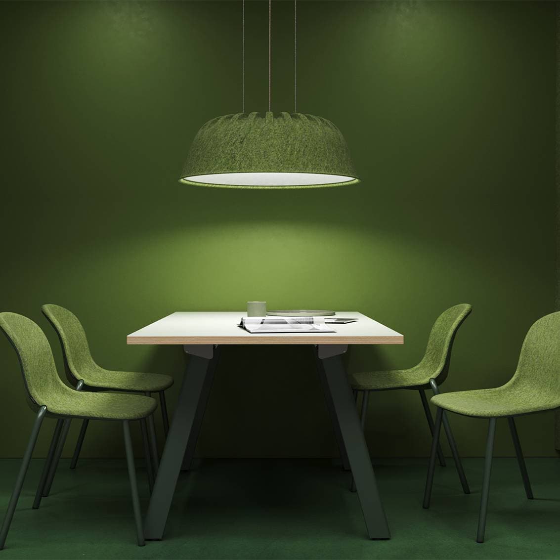 Подвесной светильник De Vorm Fost PET Felt Acoustic De Vorm