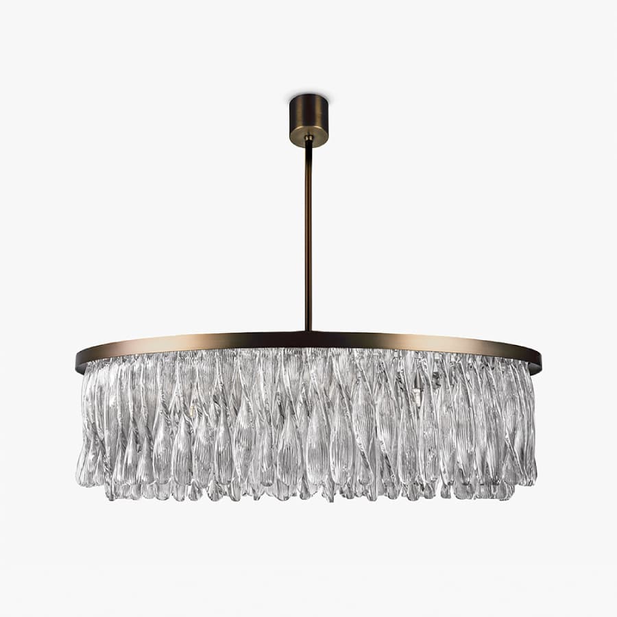 Подвесной светильник Bella Figura  Triple Drum Ribbon Chandelier 60 Bella Figura