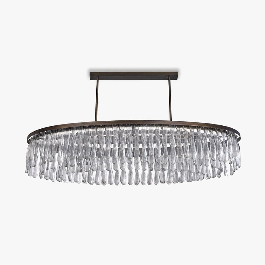 Подвесной светильник Bella Figura  Triple Oval Ribbon Chandelier Bella Figura