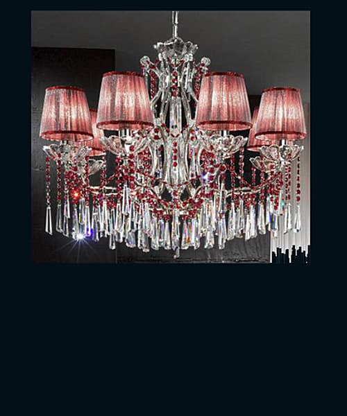 Люстра Emozioni Italiane MI/Zeta/85/10 gold amb crem SW+Asf