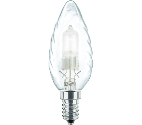 Галогенная лампа Philips Halogen Classic Twisted Candle B35