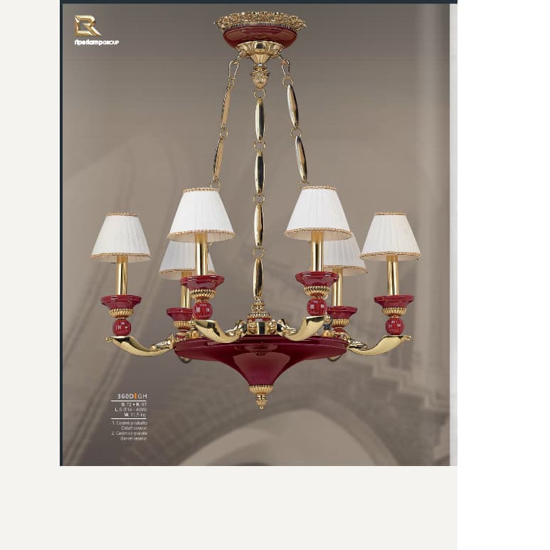 Люстра Riperlamp Notre Dame 360 D GH Riperlamp