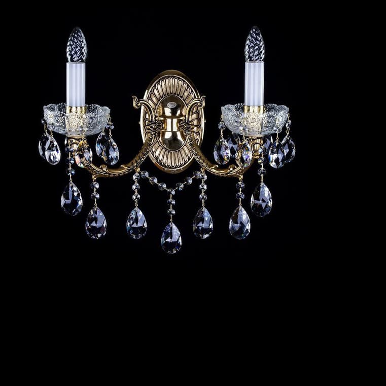 ArtGlass CR 0006-02-20 brass antique WL ArtGlass