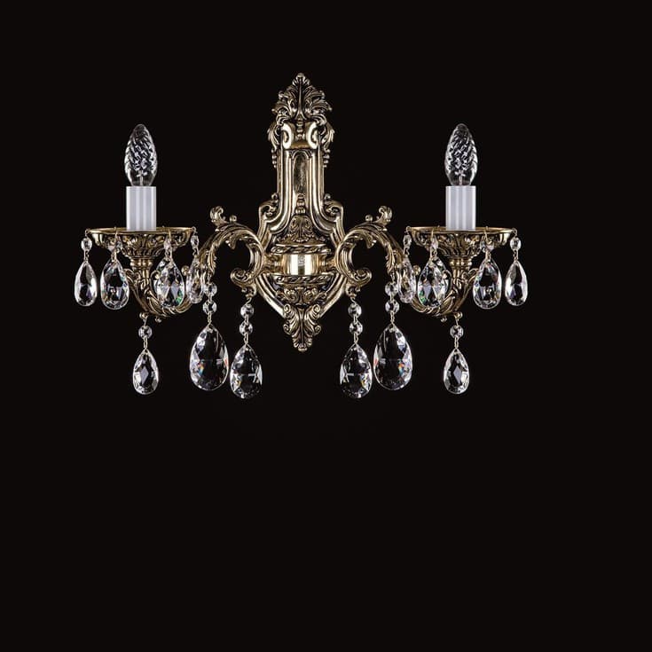 ArtGlass CR 0011-02-20 brass antique WL ArtGlass