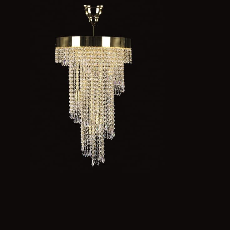 Люстра ArtGlass SPIRAL 400x700 drops ArtGlass