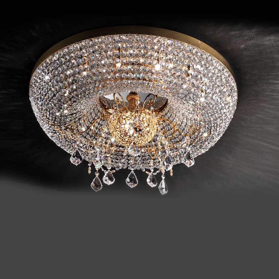 Потолочный светильник Masiero Luxury Imperial Gold/ Silver PL12+3 Masiero Luxury