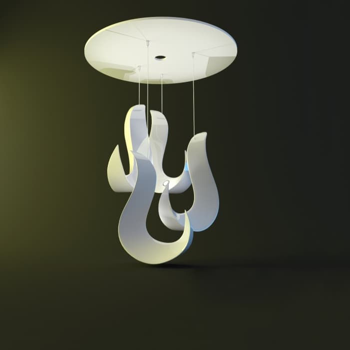 Подвесной светильник Cedri Martini FRACTALIA n2