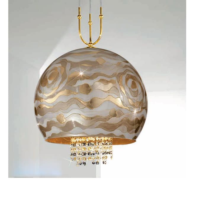 Подвесной светильник Kolarz Luna 0392.31+1M.3.Aq.Ch + 0392 KOLARZ