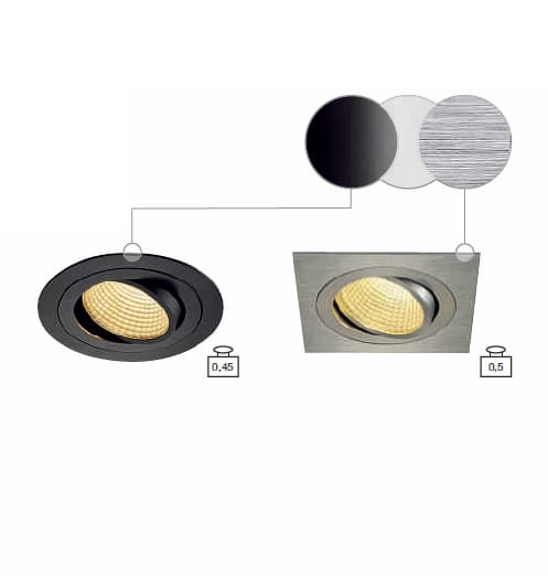 NEW TRIA 1 SET recessed fitting SLV