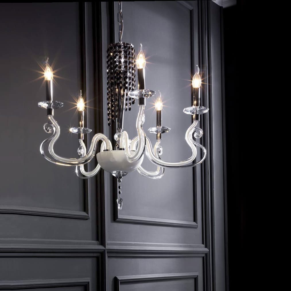 Люстра Ciciriello Lampadari Blanca Lampadario 5 luci