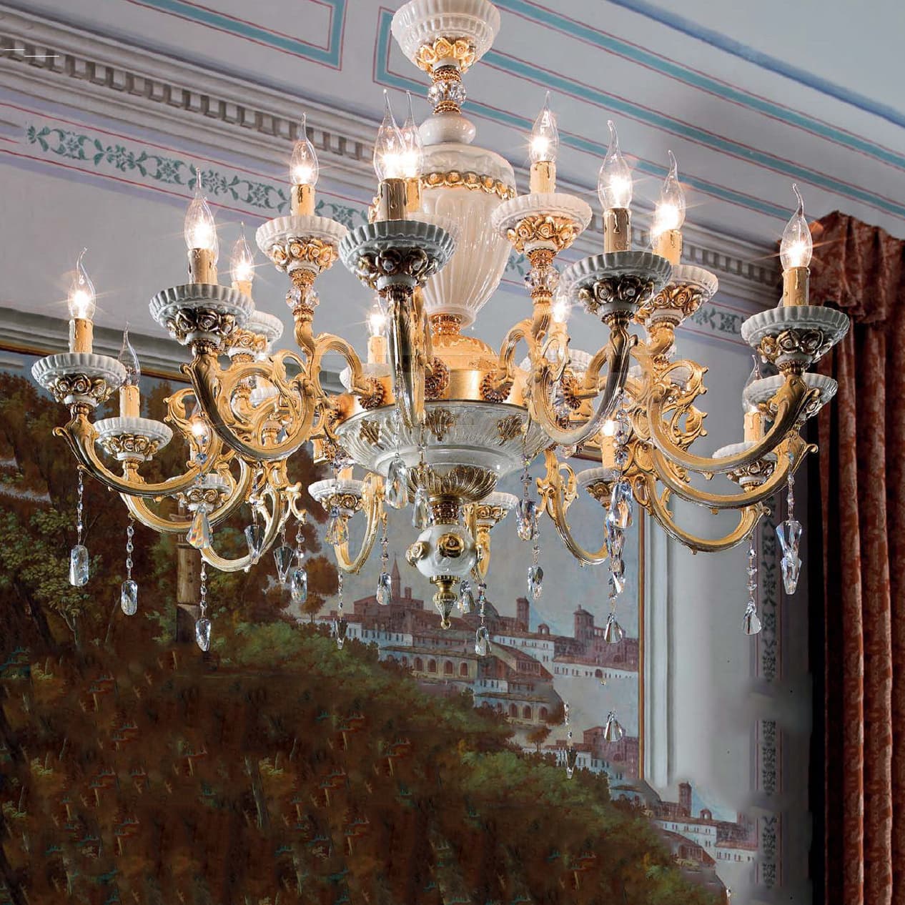 Люстра Ciciriello Lampadari Elaide Lampadario 24 luci