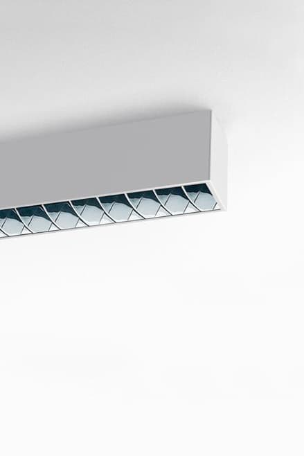 Artemide Architectural Nothing 86 Stand-Alone Ceiling Fluo Darklight Artemide Architectural