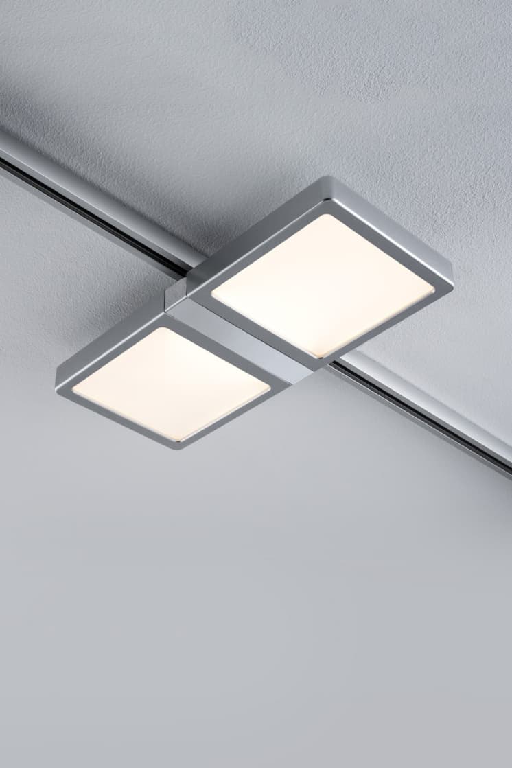 Трековый светодиодный светильник Paulmann URail Sys LED Panel Double 2x4W 95309 Paulmann