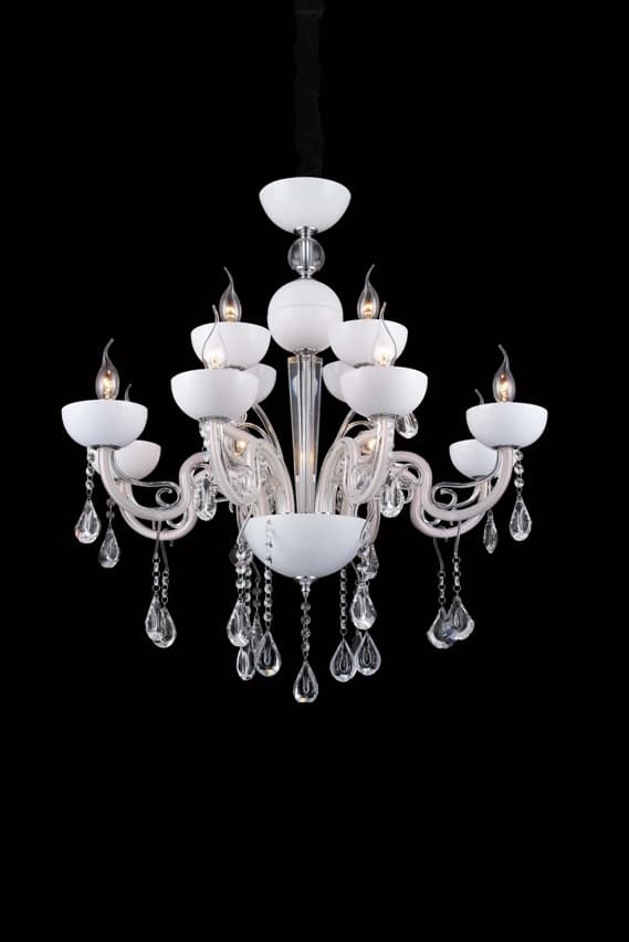 Люстра Crystal Lux LUCCILA SP8 WHITE Crystal Lux