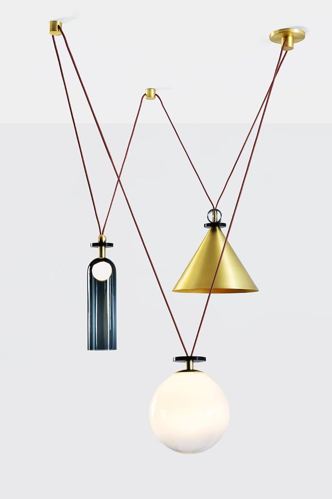 Подвесной светильник Roll &amp; Hill Shape Up 3-Piece Chandelier