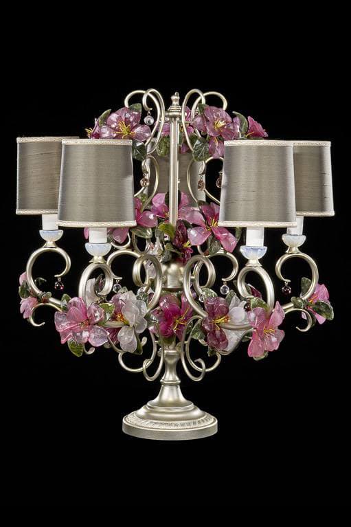 Настольная лампа Pataviumart Jade Flowers TL1351/05AB Pataviumart