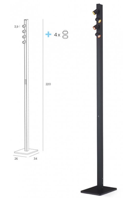 Напольный светильник Exenia ACCADEMIA 353306852 Exenia