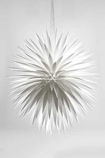 Подвесной светильник Jeremy Cole White Flax Flush Mount