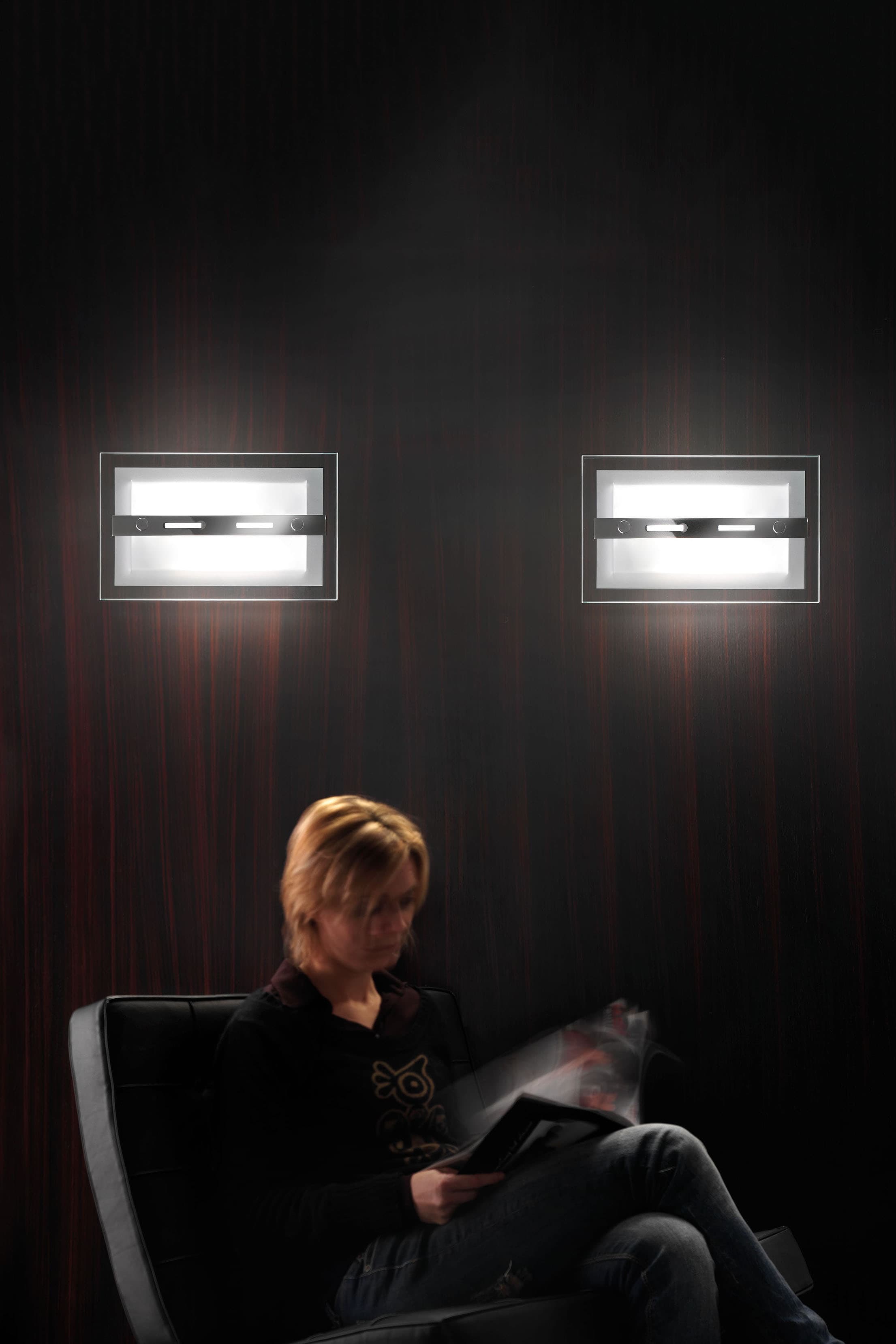 Настенный светильник Braga Illuminazione FLAT 554/PL 2X18 W Braga Illuminazione