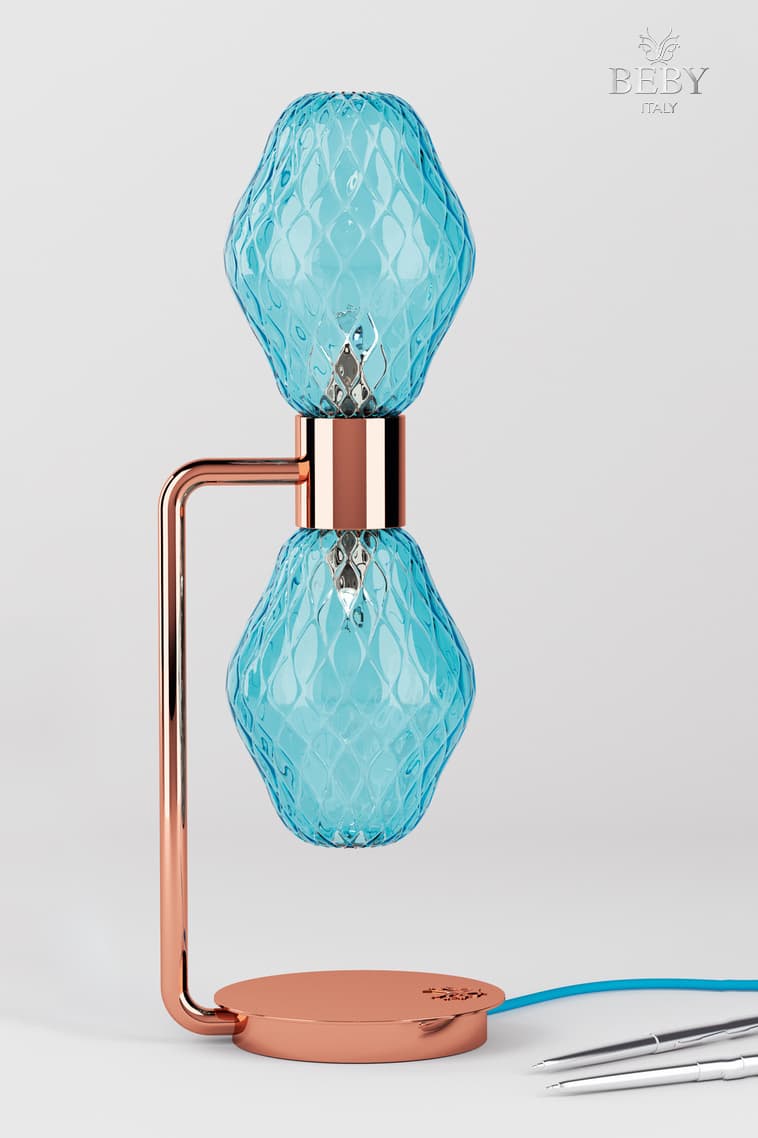 Настольная лампа Beby Italy Peonia 7701L01 Beby Italy