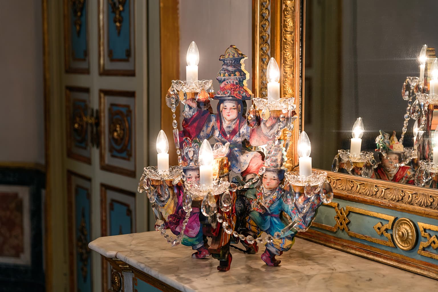 Настольная лампа Lasvit Omnia Vincit Amor Table lamp I Lasvit