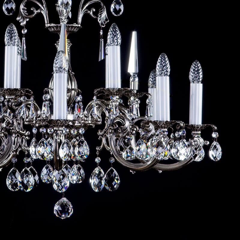 Люстра ArtGlass ARABELA nickel antique ArtGlass