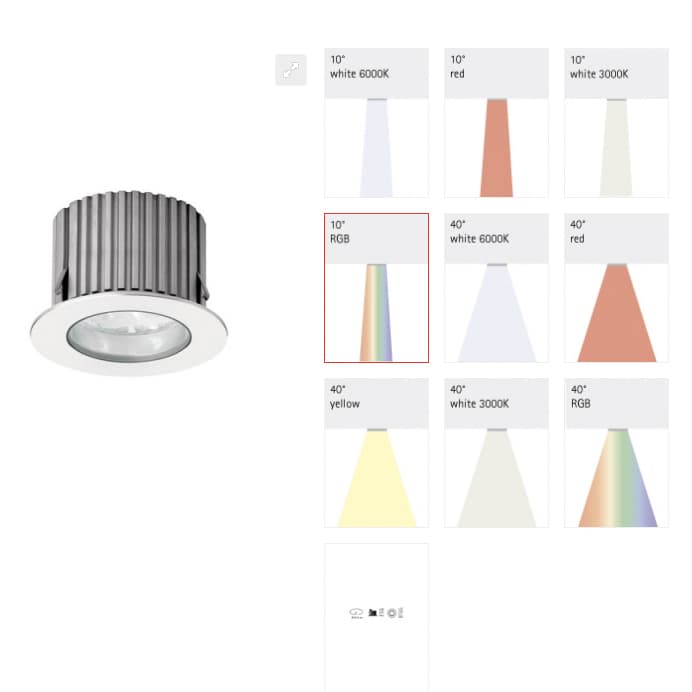 Встраиваемый в потолок светильник Fabbian Cricket D60 F15 60 Fabbian