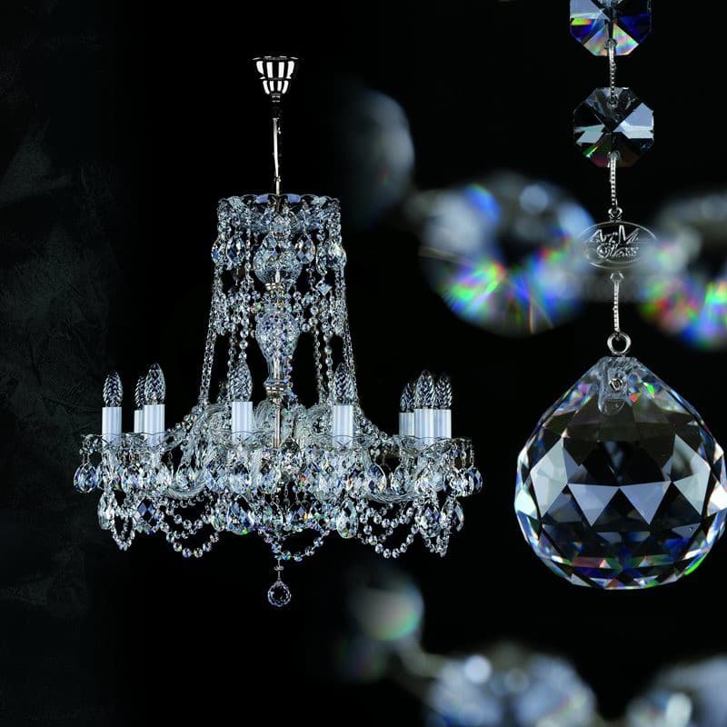 Люстра ArtGlass DONATELA X. nickel ArtGlass