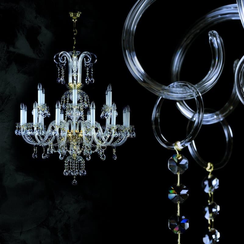 Люстра ArtGlass ROMA XVIII. — фото 2