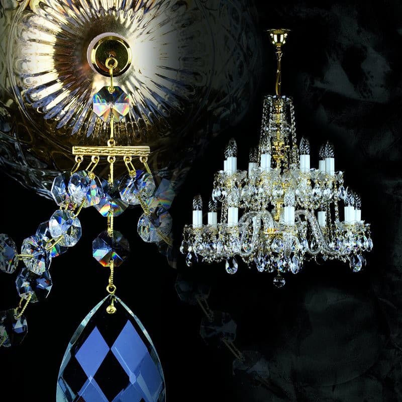 Люстра ArtGlass ZITA XVI. ArtGlass