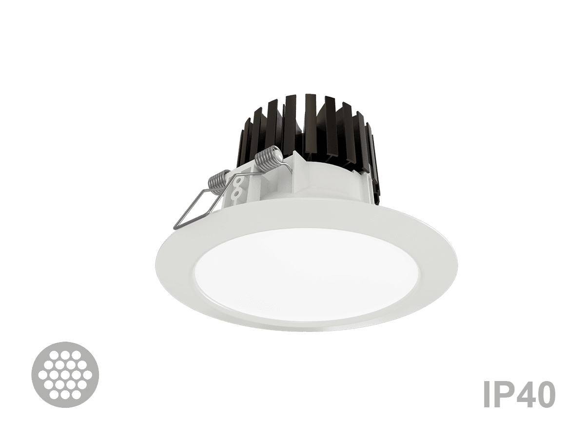 Встраиваемый в потолок светильник Halla RAVO 55-001P-10GHE/840, W Halla