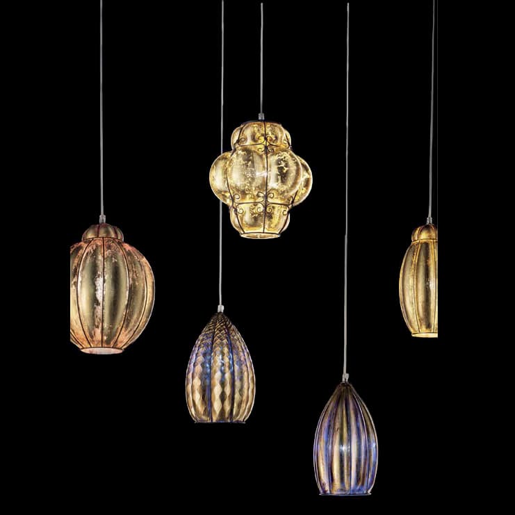 Подвесной светильник Siru Foglia Oro MS 207-030 Siru