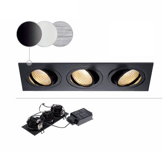 NEW TRIA 3 SET recessed fitting SLV