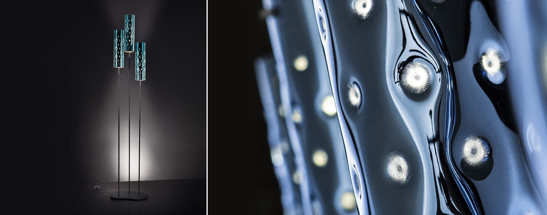 Торшер Slamp Dimple floor trio Slamp