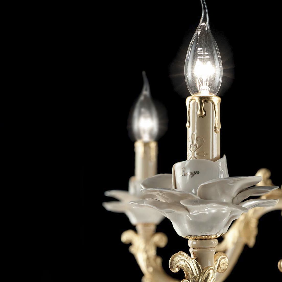 Настольная лампа Ciciriello Lampadari Marica lampada 5+1 luci Ciciriello Lampadari