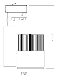 Трековый светодиодный светильник Orion Light Systems TOP LED New 39W Orion Light Systems
