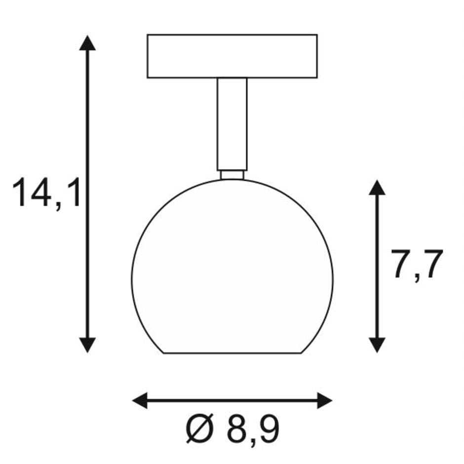 LIGHT EYE 1 wall and ceiling light SLV