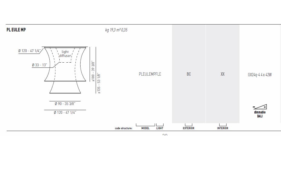 Потолочный светильник Axo Light (Lightecture) EULER PLEULEMP Axo Light (Lightecture)