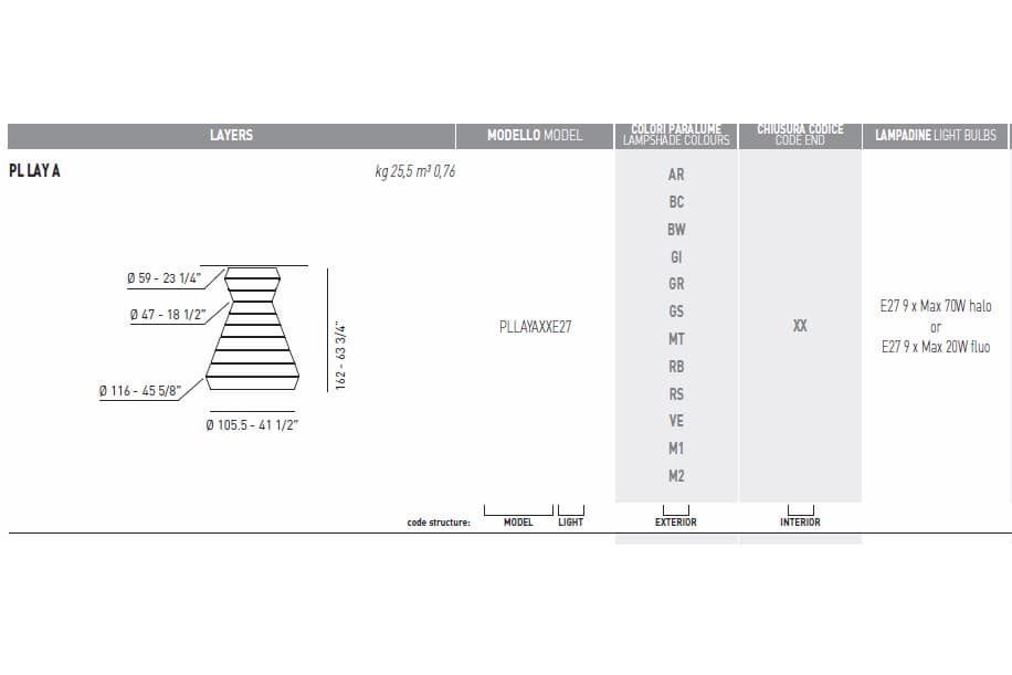 Потолочный светильник Axo Light (Lightecture) LAYERS PLLAYAXX Axo Light (Lightecture)