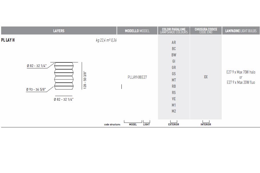 Потолочный светильник Axo Light (Lightecture) LAYERS PLLAYHXX Axo Light (Lightecture)