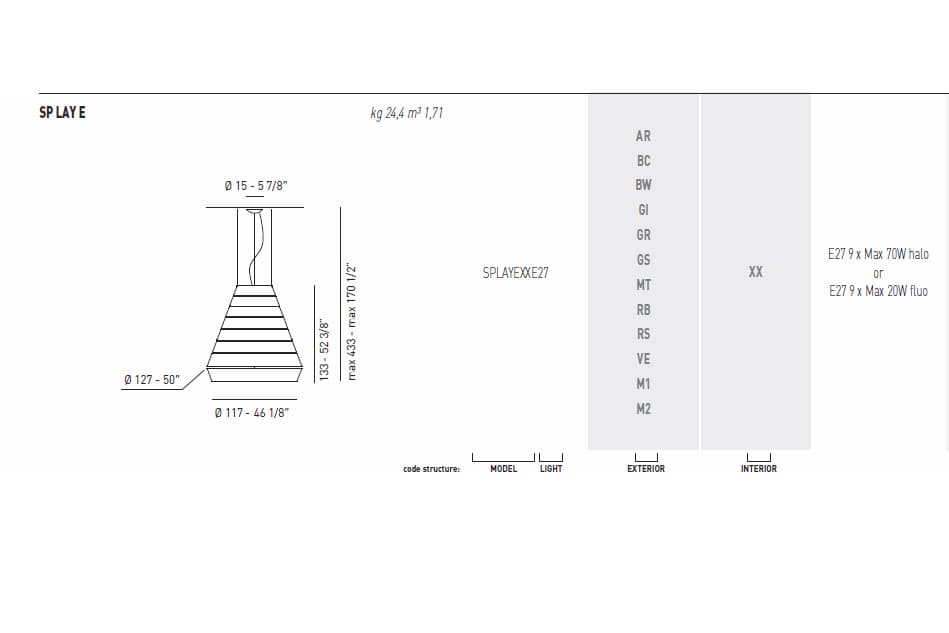 Подвесной светильник Axo Light (Lightecture) LAYERS SPLAYEXX Axo Light (Lightecture)