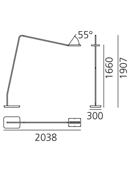 Торшер Artemide 90° Office Artemide