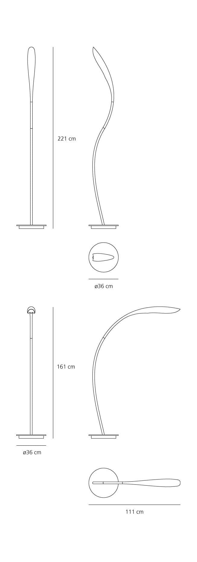 Напольный светильник Artemide Doride terra — фото 2